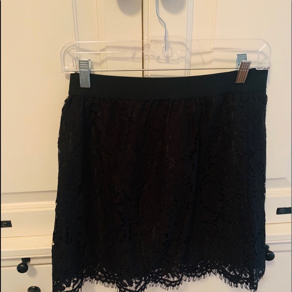 Lace Black J Crew Skirt - Picture 2 of 3